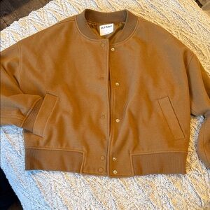 Old Navy Women's Brown Varsity/ Bomber Jacket
